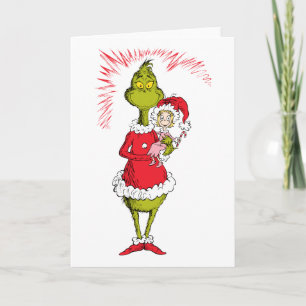 Grinch houdt Cindy Lou Wie vast Kaart