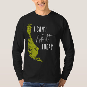 Grinch Ik Kan Vanavond Niet Volwassen Zijn T-Shi T-shirt