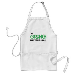 Grinch is mijn spirituele dier citaat standaard schort