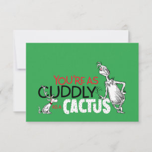 Grinch Je bent zo knuffelig als een Cactus citaa Kaart