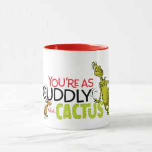 Grinch Je bent zo knuffelig als een cactus Mok