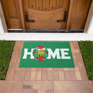 Grinch Kerst Krans Deurmat