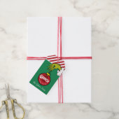 Grinch Kerstbal Kerstmis Cadeaulabel (Met Touw)