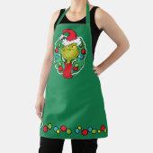 Grinch | Kerstfeest Krans Schort (Insitu)