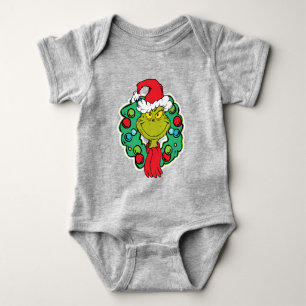 Grinch Kerstvakantie Krans Romper