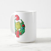 Grinch | Kerstvakantiekrans Koffiemok (Voorkant links)