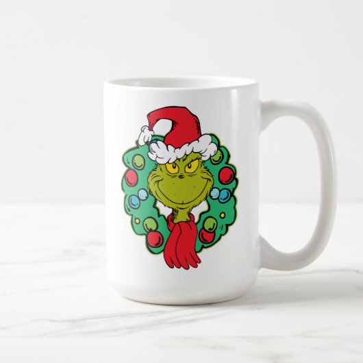 Grinch | Kerstvakantiekrans Koffiemok (Rechts)