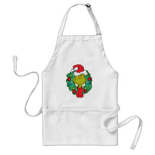 Grinch Kerstvakantiekrans Standaard Schort