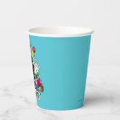 Grinch Kleurrijke Kerstmis Grafisch Papieren Bekers (Achterkant)