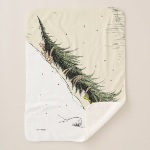 Grinch & Max brengen de kerstboom terug Sherpa Deken
