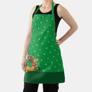 Grinch Max Kerst Poinsettia Schort