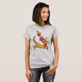Grinch | Max Kerst Poinsettia T-shirt (Voorkant volledig)