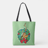 Grinch | Max Kerstkrans Draagtas (Achterkant)