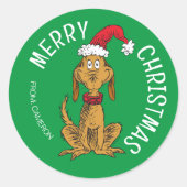 Grinch | Max Kerstman | Kerstcadeau Label (Voorkant)