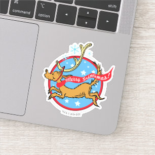 Grinch   Max Prettig Grinchfeest! Sticker