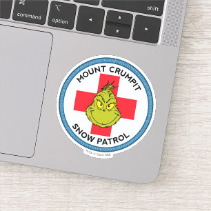 Grinch Mt. Crumpit Sneeuw Patrouille Sticker