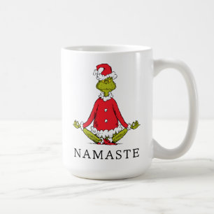 Grinch Namaste Kerstman Koffiemok