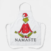Grinch | Namaste Kerstman Schort (Voorkant)