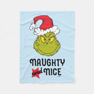 Grinch   Naughty & Nice Fleece Deken