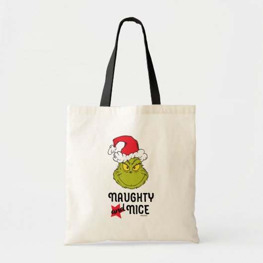 Grinch | Naughty & Nice Tote Bag (Voorkant)