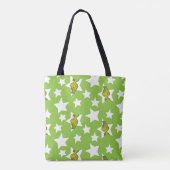 Grinch Peeking Star Pattern Draagtas (Achterkant)