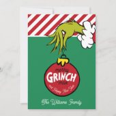 Grinch | Personalized Ornament Feestdagenkaart (Voorkant)