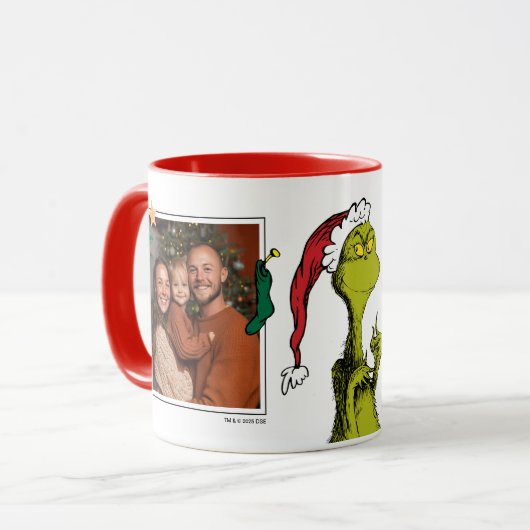 Grinch | Personalized Photo Mok (Voorkant links)