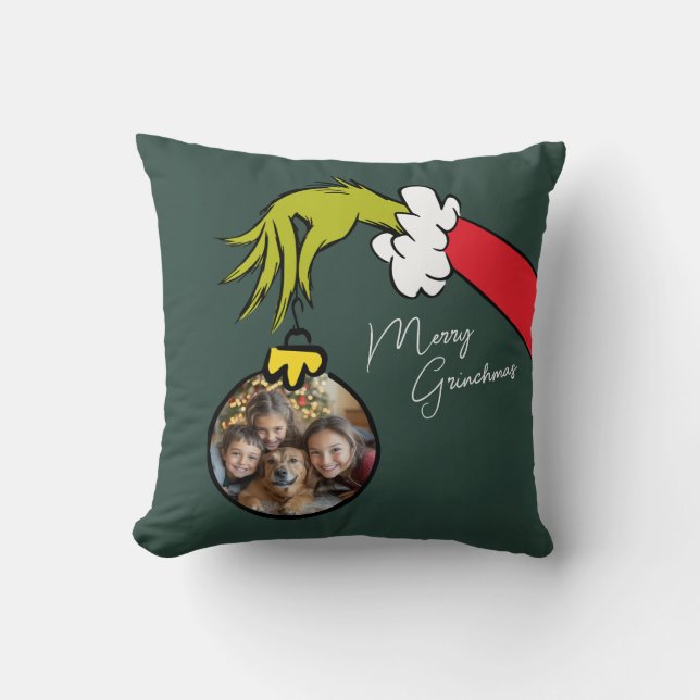 Grinch | Persoonlijk Kerstdinges Kussen (Voorkant)