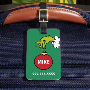 Grinch Persoonlijk ornament Bagagelabel