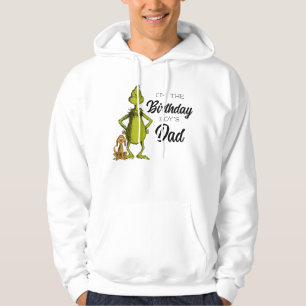Grinch Schoolbord Verjaardag Jongens Vader Hoodie