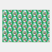 Grinch Snowboarden Inpakpapier Vel (Voorkant 3)