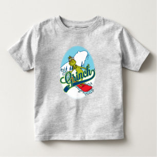 Grinch Snowboarden Kinder Shirts