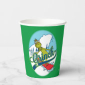Grinch Snowboarden Papieren Bekers (Achterkant)