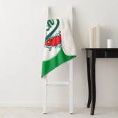 Grinch Snowboarden Sherpa Deken (In situ)