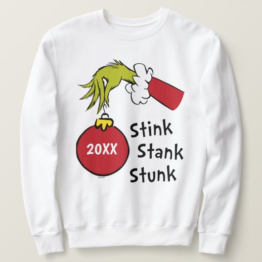 Grinch | Stink Stank Stunk Sweat à capuche (Design devant)
