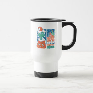 Grinch Stop Kerstmis Vintage Grafiek Reisbeker
