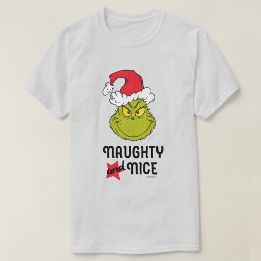 Grinch | Stout en braaf T-shirt (Design voorkant)