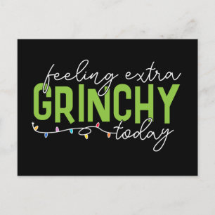 Grinch Voel me vandaag extra grincherig Briefkaart