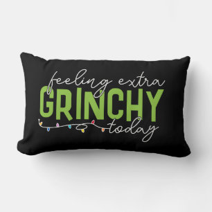 Grinch Voel me vandaag extra grincherig Kussen