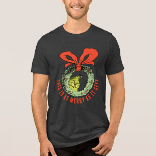 Grinch   Zo Blij Als Nu Het Is Tri-Blend Shirt