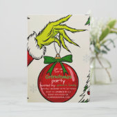 Grinchmas Feest  Kaart (Staand voorkant)