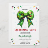 Grinchmas Holiday Party Invitation (Devant / Derrière)