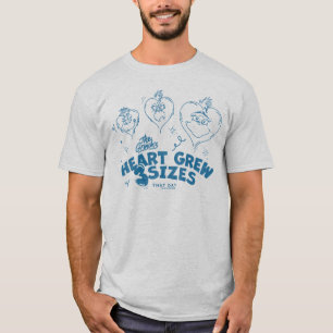 Grinch's Heart groeide 3 maten T-shirt