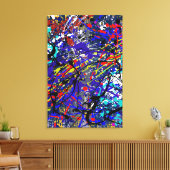 Grind_02 Canvas Splatter Impression (Insitu(Salon))