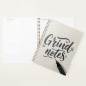 Grind Notes Journal – Handgeschreven Stijlontwerp Planner (Display)