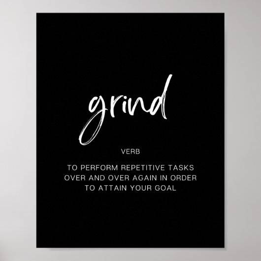 Grind Poster (Voorkant)