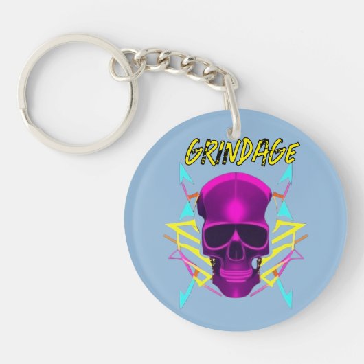 Grindage Acryl Sleutelhanger (Voorkant)