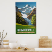 Grindelwald, Berner Oberland, Schweiz, Affiche de  (Cuisine)