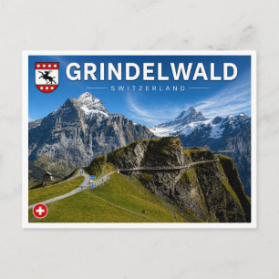 Grindelwald – Eerste Rotspad, Zwitserland Briefkaart