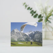 Grindelwald Paragliding Briefkaart (Staand voorkant)